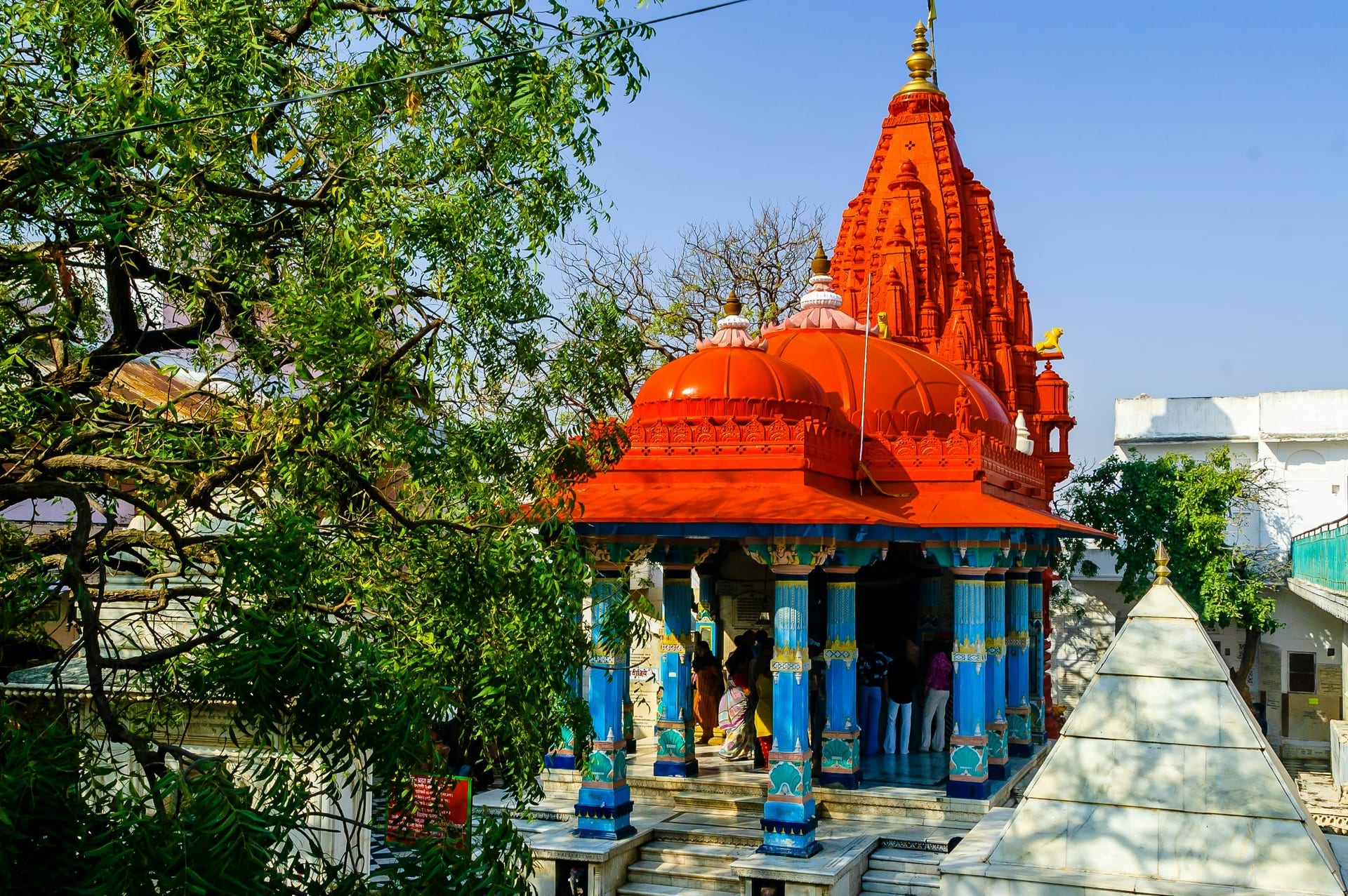 Brahma Temple at sunrise