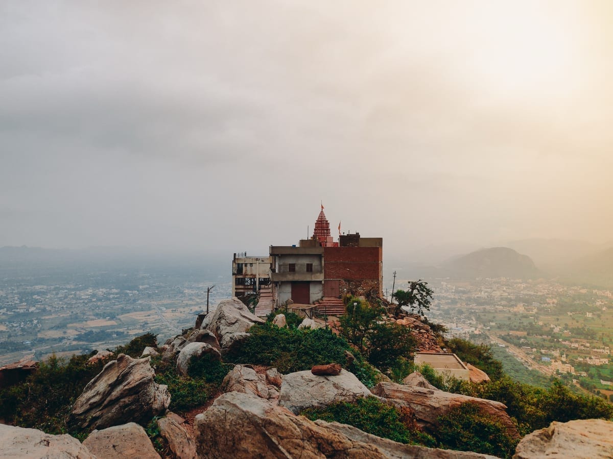 Savitri Temple hilltop view